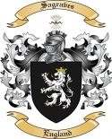 Sagraves Family Crest from England