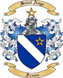 Saint Ange Family Crest from France