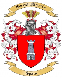 Saint Martin Family Crest from Spain