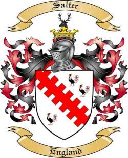 Salter Family Crest from England