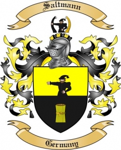 Saltmann Family Crest from Germany