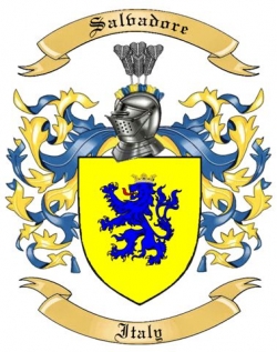 Salvadore Family Crest from Italy