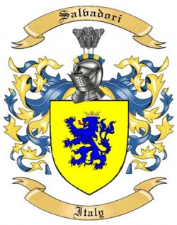 Salvadori Family Crest from Italy