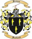 Samon Family Crest from Scotland