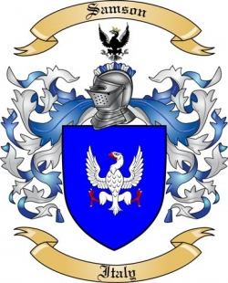 Samson Family Crest from Italy