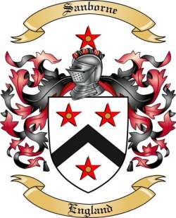 Sanborne Family Crest from England