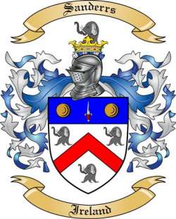 Sanderrs Family Crest from Ireland