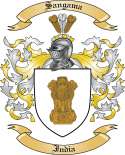 Sangama Family Crest from India