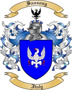 Sansong Family Crest from Italy