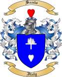 Santo Family Crest from Italy
