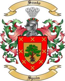 Santo Family Crest from Spain