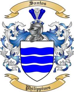 Santos Family Crest from Philippines