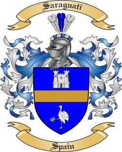 Saraguati Family Crest from Spain