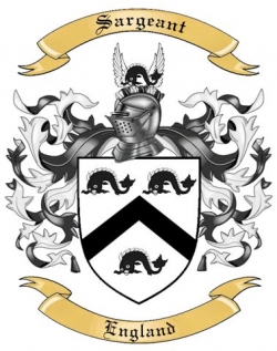 Sargeant Family Crest from England