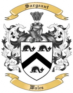 Sargeant Family Crest from Wales