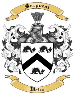 Sarguent Family Crest from Wales