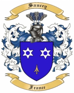 Saucey Family Crest from France