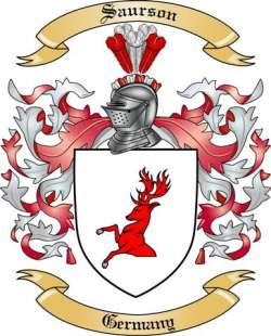 Saurson Family Crest from Germany