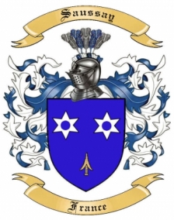 Saussay Family Crest from France