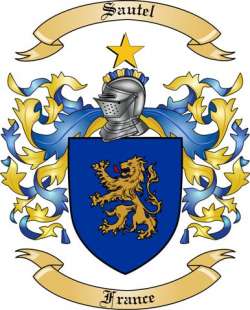 Sautel Family Crest from France