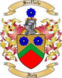 Scaffolle Family Crest from Italy