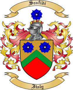 Scafidi Family Crest from Italy