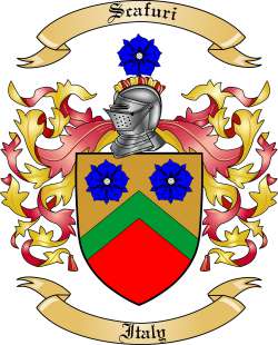 Scafuri Family Crest from Italy