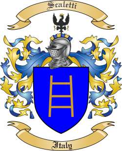 Scaletti Family Crest from Italy