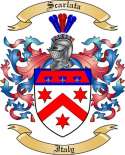 Scarlata Family Crest from Italy