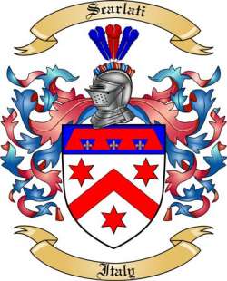 Scarlati Family Crest from Italy