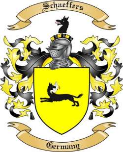 Schaeffers Family Crest from Germany5