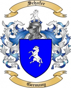 Schafer Family Crest from Germany2