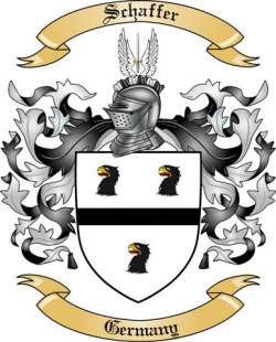 Schaffer Family Crest from Germany