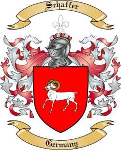 Schaffer Family Crest from Germany5
