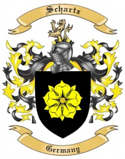 Schartz Family Crest from Germany
