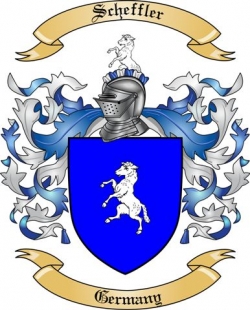 Scheffler Family Crest from Germany2