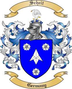 Scheit Family Crest from Germany