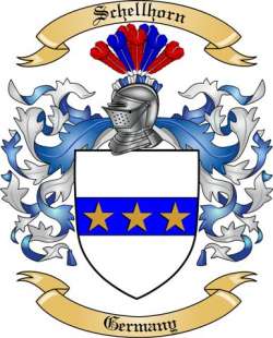 Schellhorn Family Crest from Germany