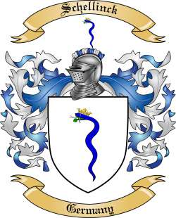 Schellinck Family Crest from Germany