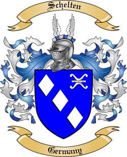 Schelten Family Crest from Germany