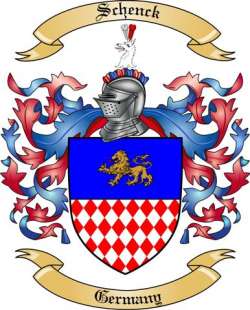 Schenck Family Crest from Germany