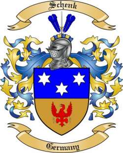 Schenk Family Crest from Germany2