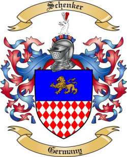 Schenker Family Crest from Germany