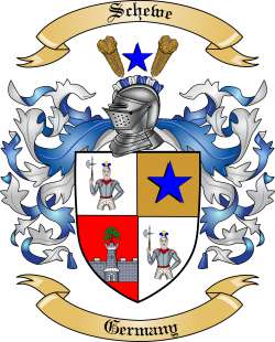 Schewe Family Crest from Germany