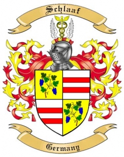 Schlaaf Family Crest from Germany