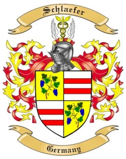 Schlaefer Family Crest from Germany