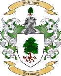 Schlager Family Crest from Germany