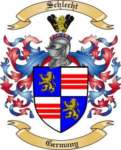 Schlecht Family Crest from Germany