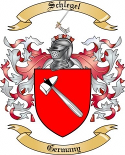 Schlegel Family Crest from Germany