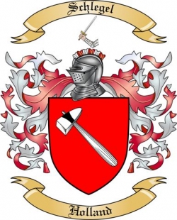 Schlegel Family Crest from Holland